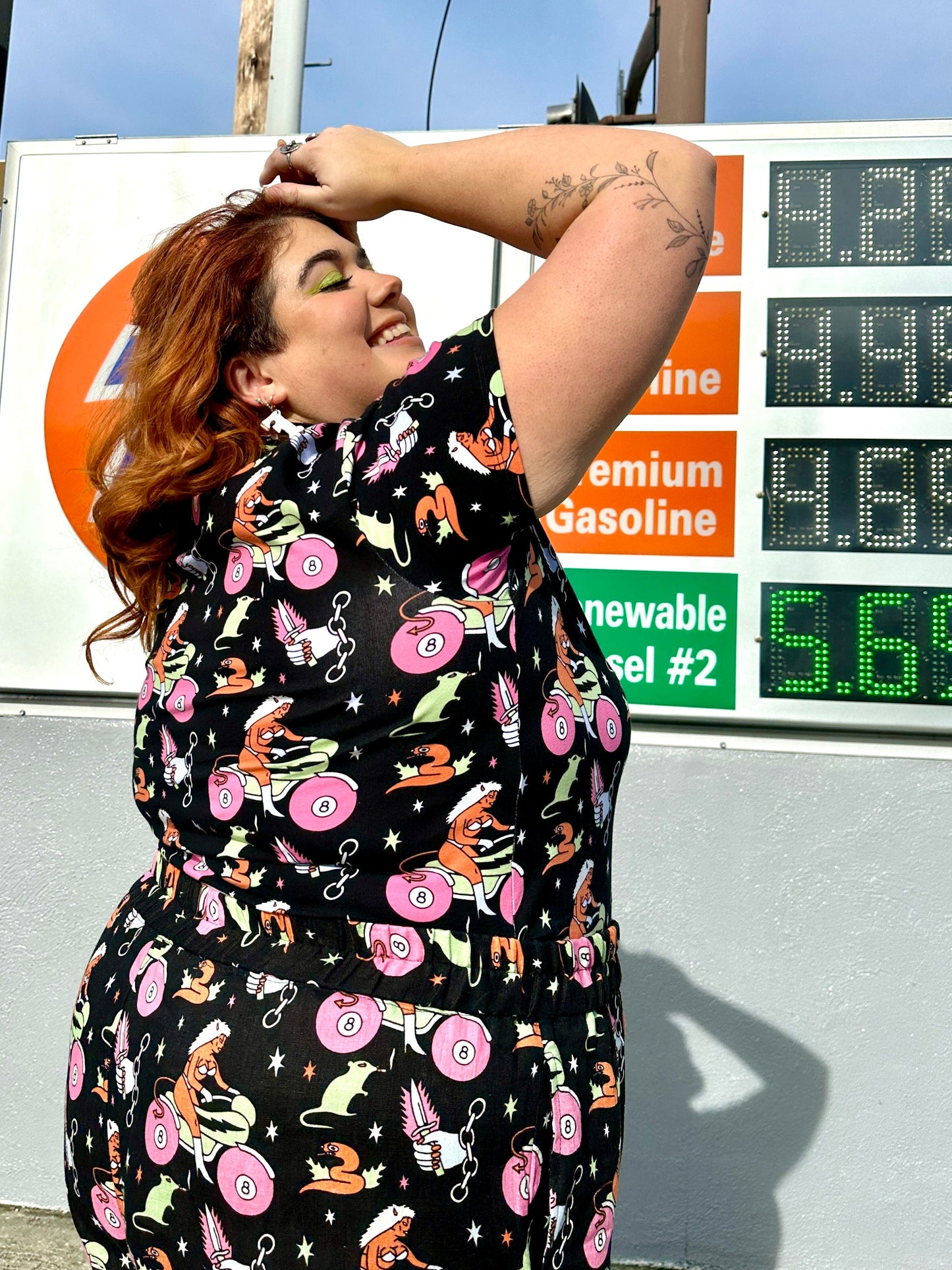 Mock Neck Mean Machine