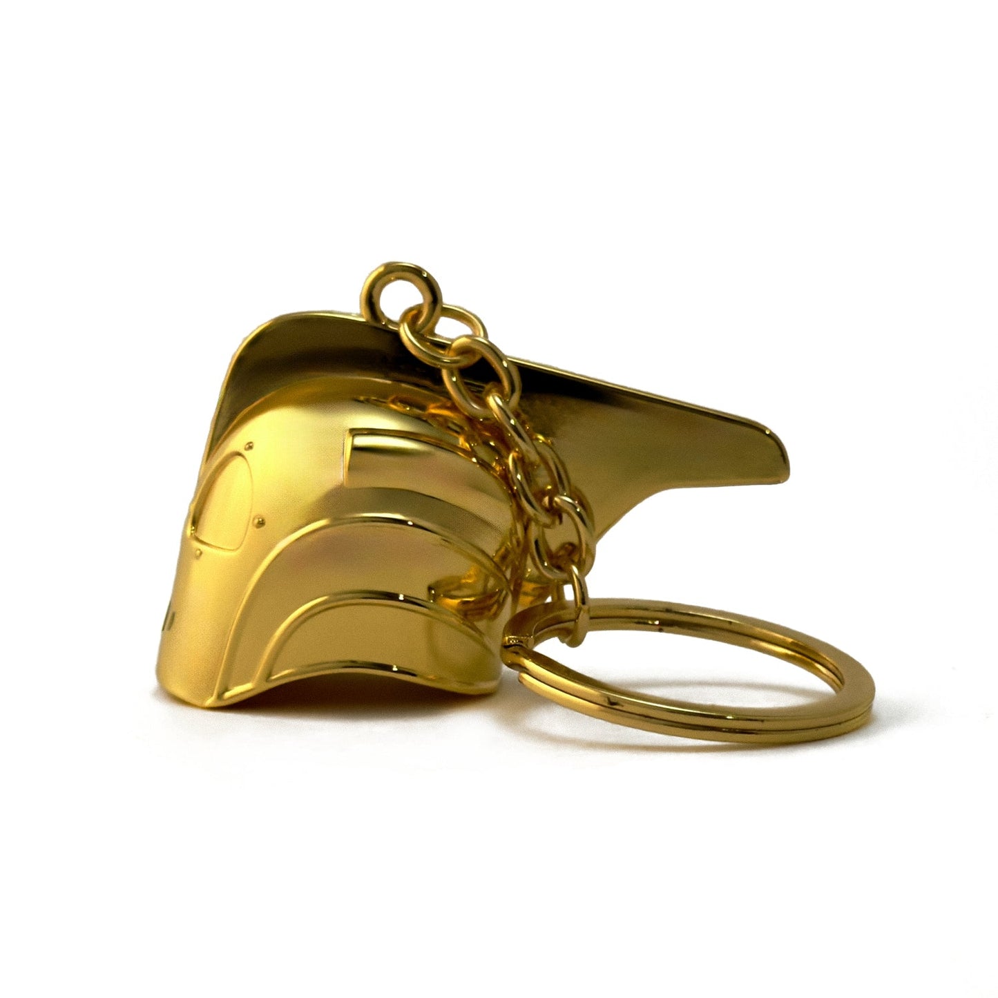 The Rocketeer Helmet Keychain - Shiny Gold