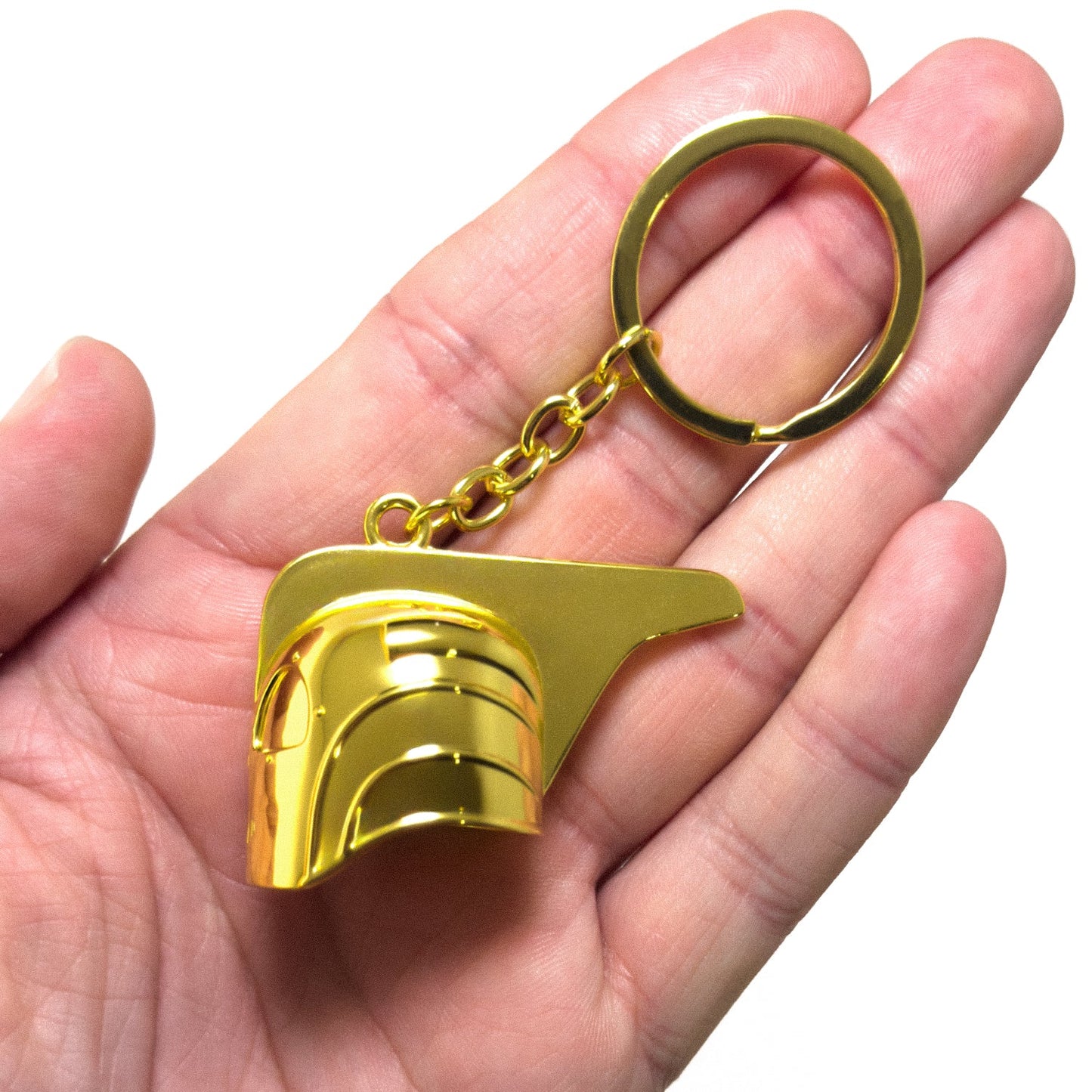 The Rocketeer Helmet Keychain - Shiny Gold