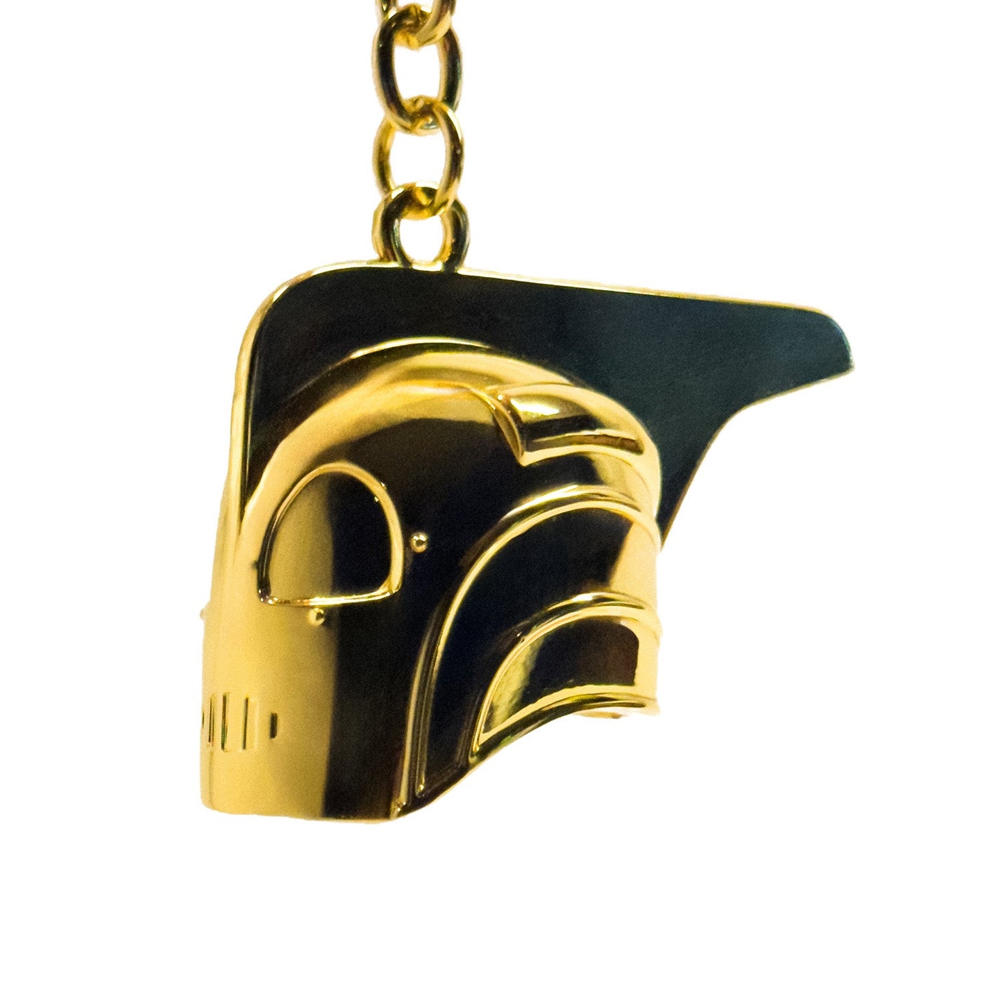 The Rocketeer Helmet Keychain - Shiny Gold