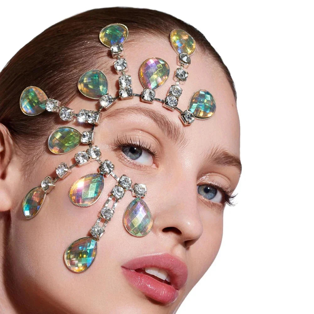 Rhinestone Half Mask Masquerade Accessories