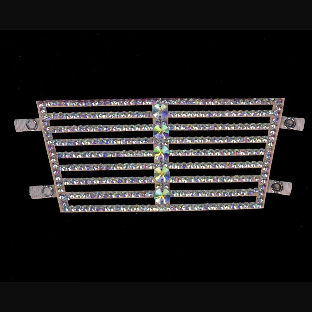 AB Rhinestone Crystal Wrap Tier Bracelet