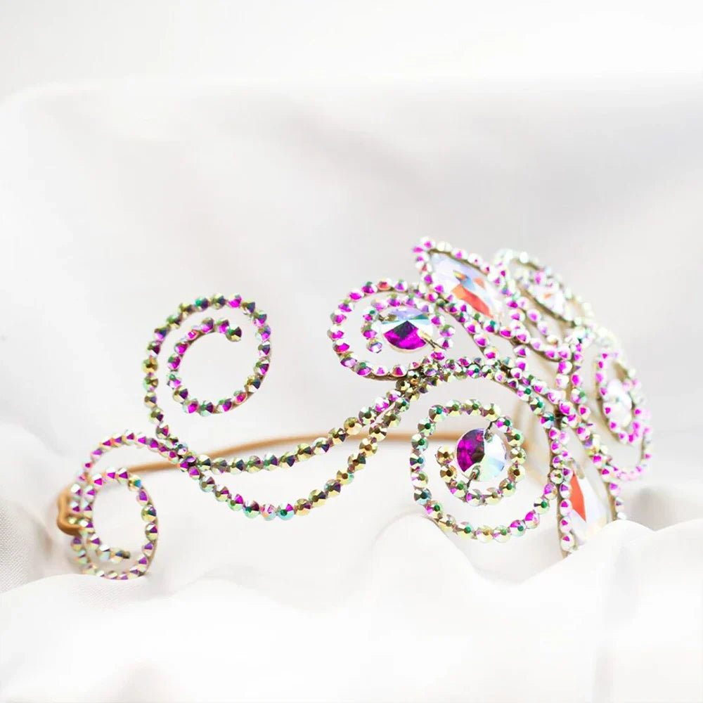 Rhinestone Headpiece Chain Tiara Jewelry