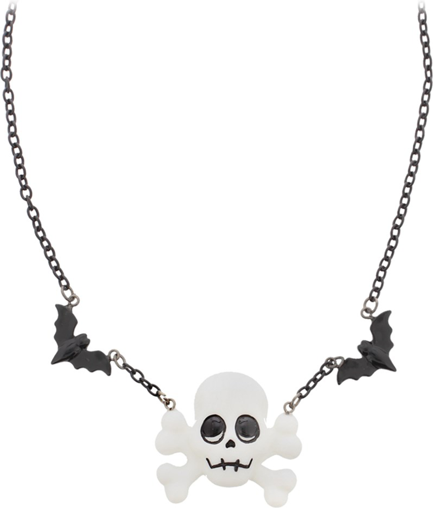 Necklace - Sourpuss - Skull & Bat