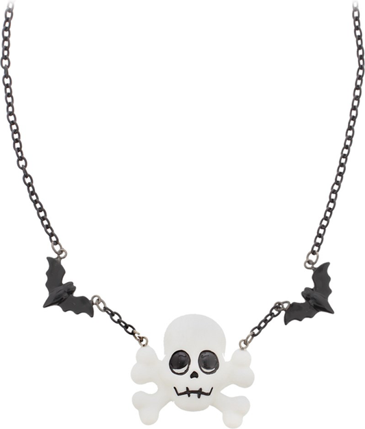 Necklace - Sourpuss - Skull & Bat