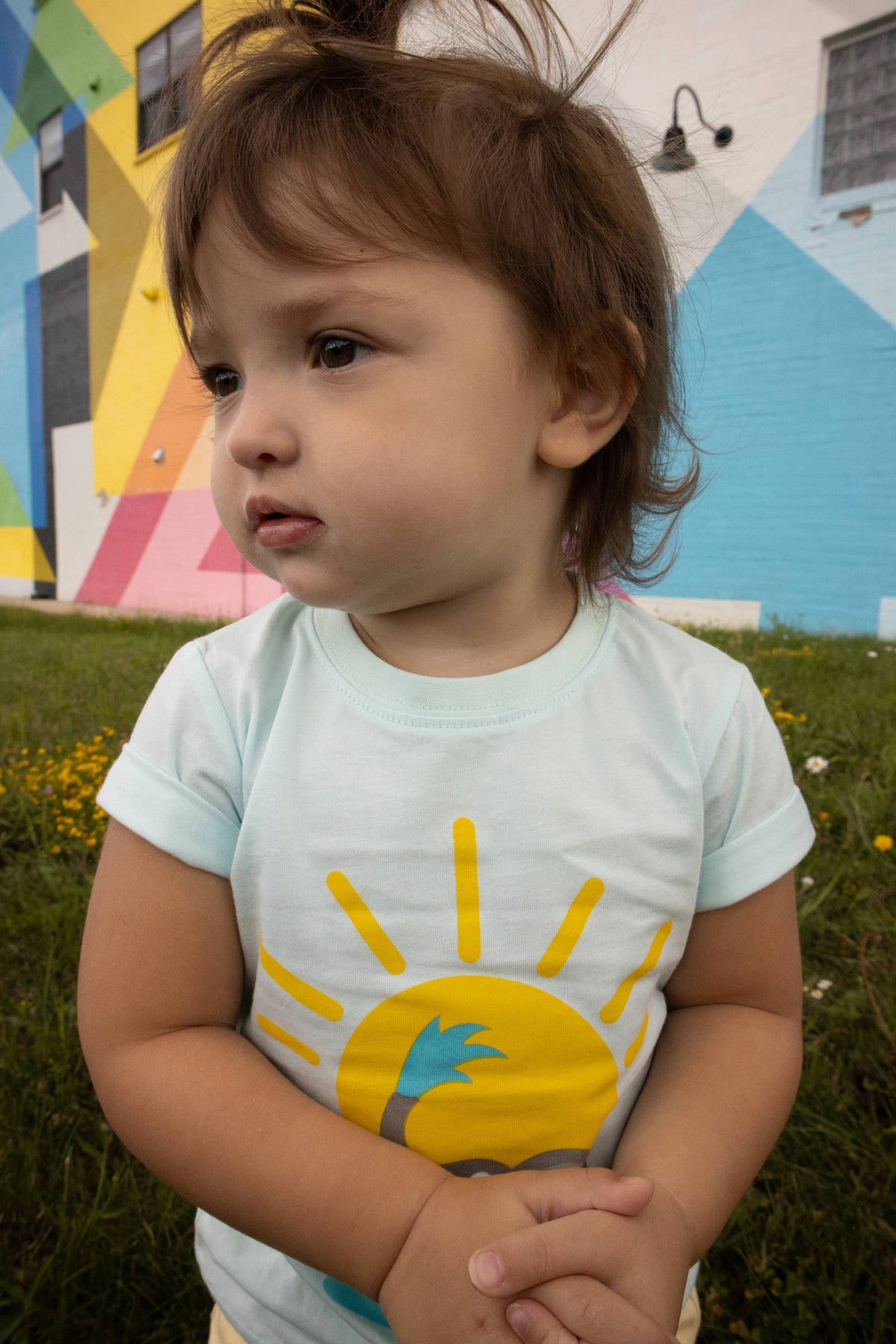 Sunny Elephant Toddler and Kids Shirt: 3T