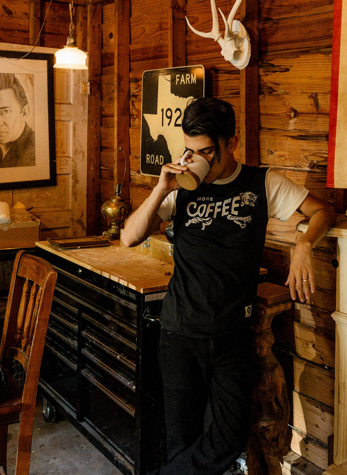 More Coffee Tee: L