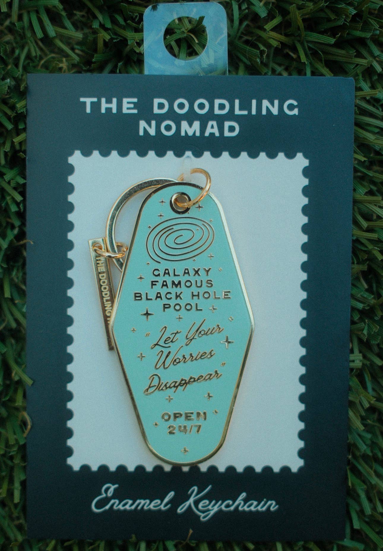 Martian Inn Hard Enamel Keychain