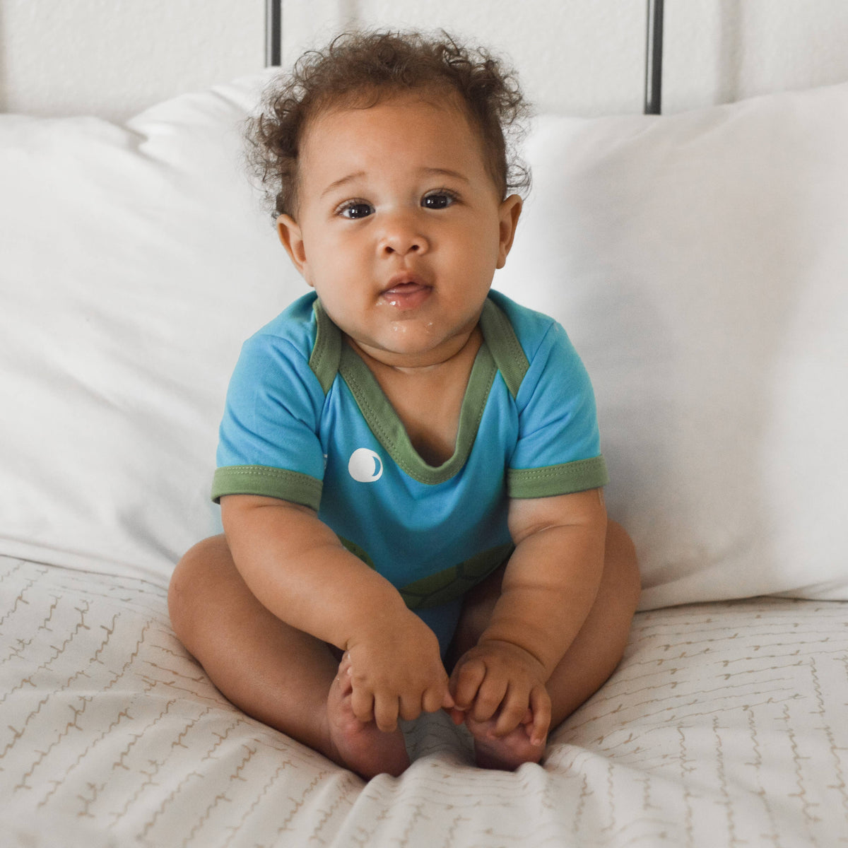 Sea Turtle Baby Bodysuit: 6 Months