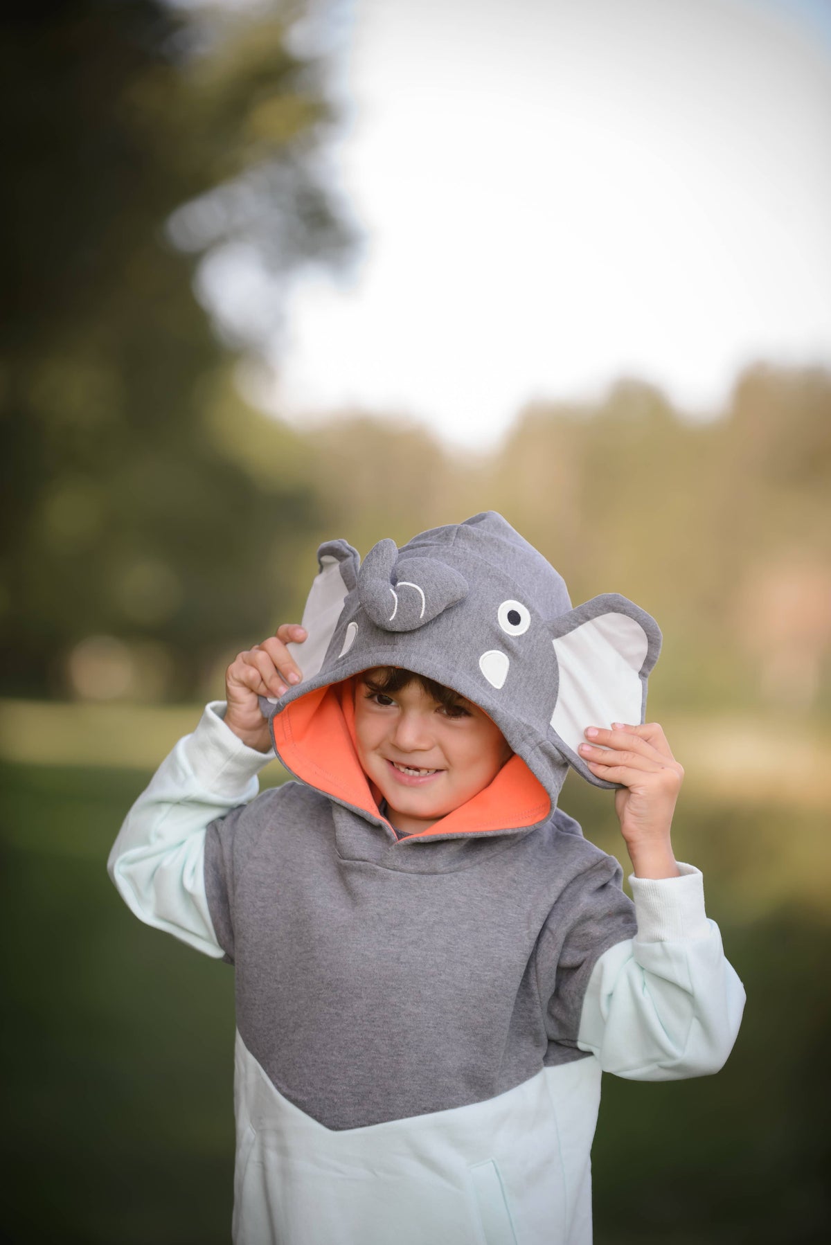 Sunny Elephant 3D Hoodie - Kids & Toddler: 3T