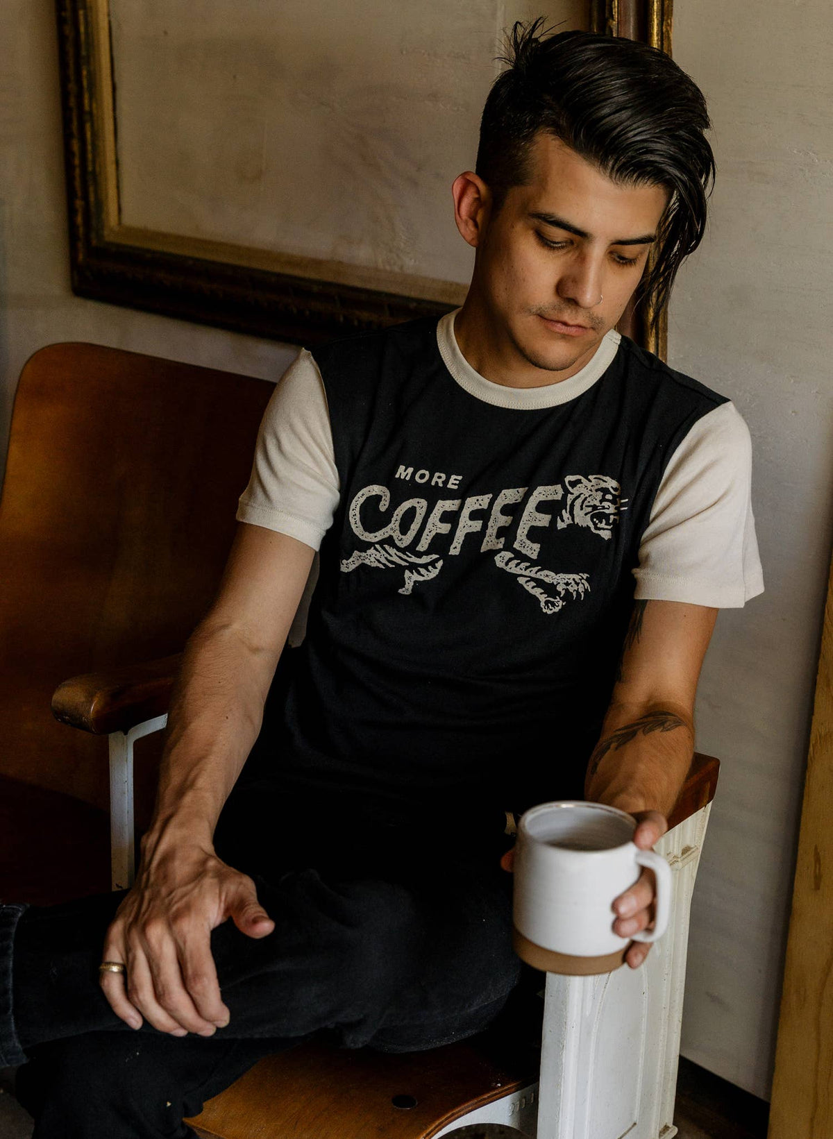 More Coffee Tee: L