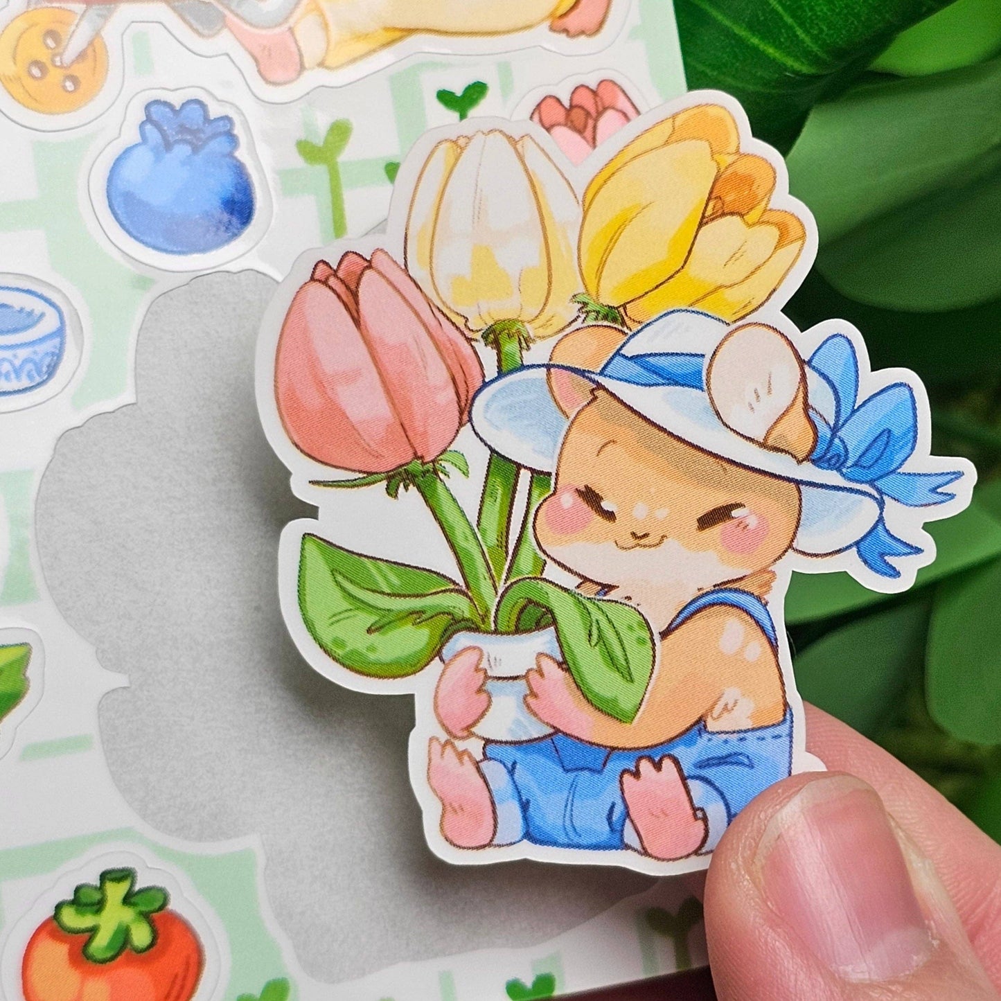 Hamster Gardeners Sticker Sheet