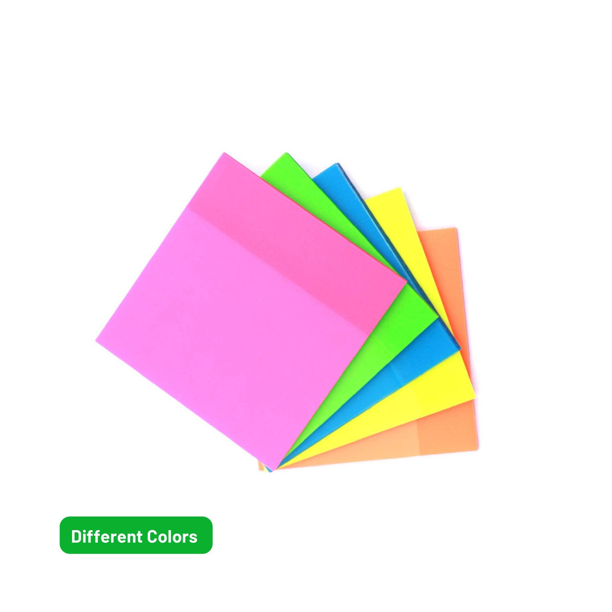 Sticky Notes, 3x3, Neon Translucent, 50 Sheets