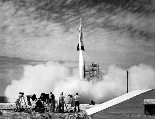 NASA's First Launch: 16" x 20"