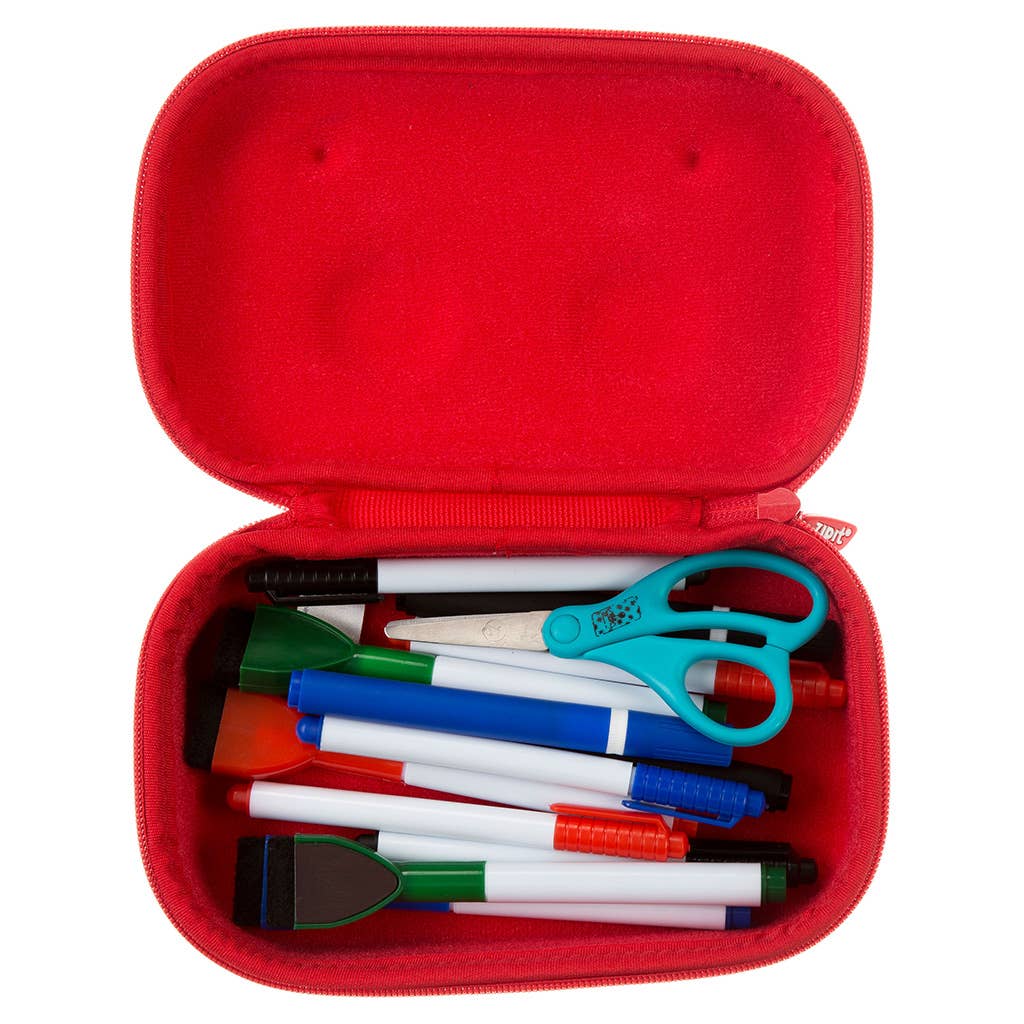 ZIPIT Beast Pencil Box for Kids, Blue Pencil Case