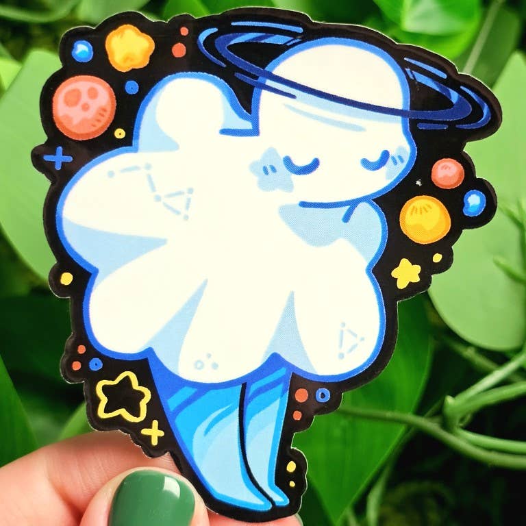 Solar System Ghost Stickers: Earth