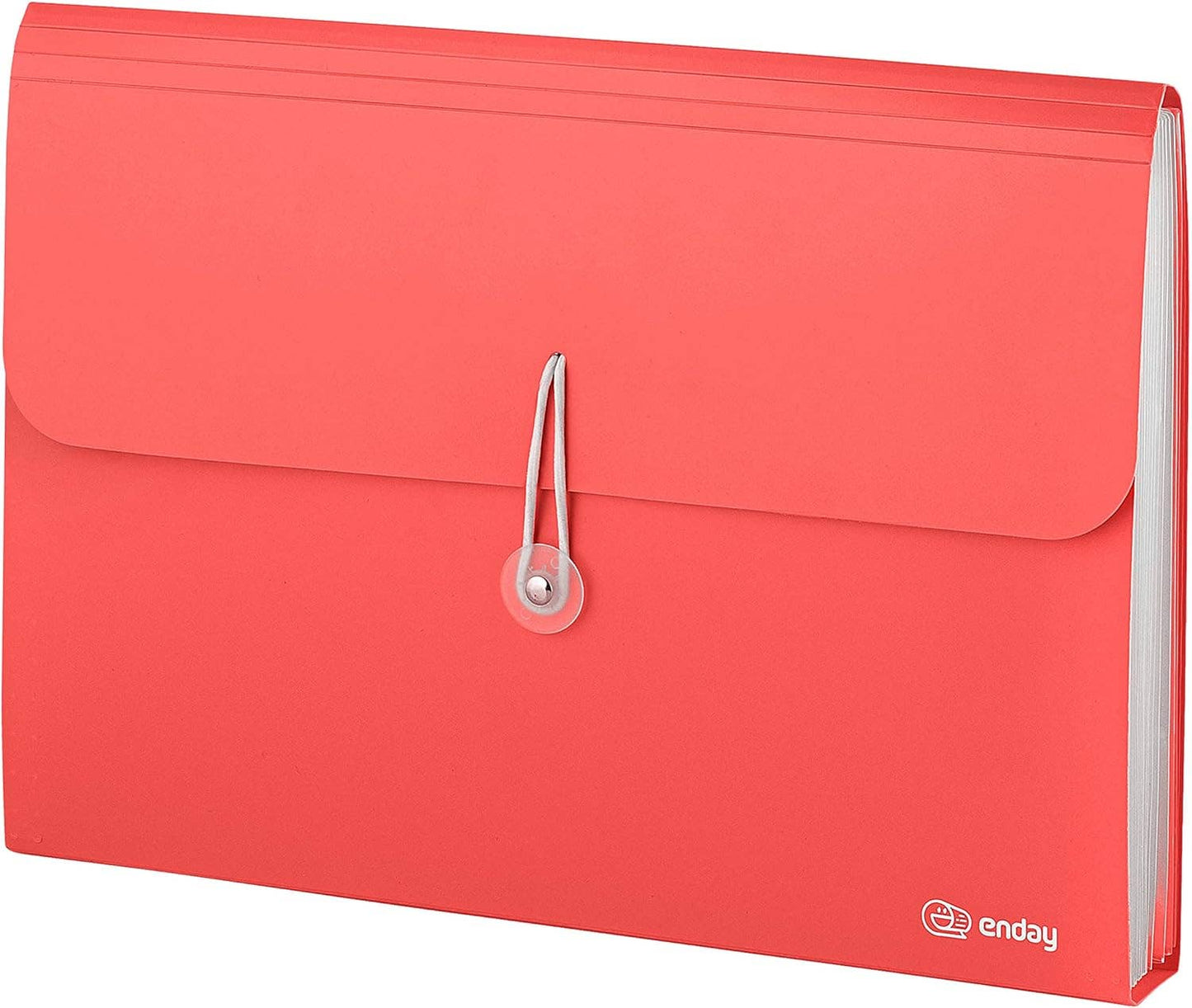 Accordion File Organizer, 7 Pocket Poly Expanding File: Purple