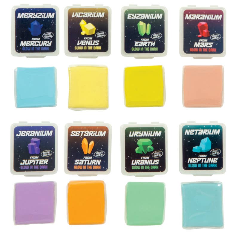 Galaxy Glow in the Dark Kneaded Eraser   24/dsp