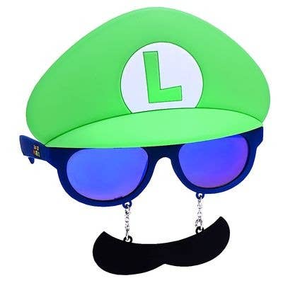 Officially Licensed Nintendo Luigi Mustache Sun Staches