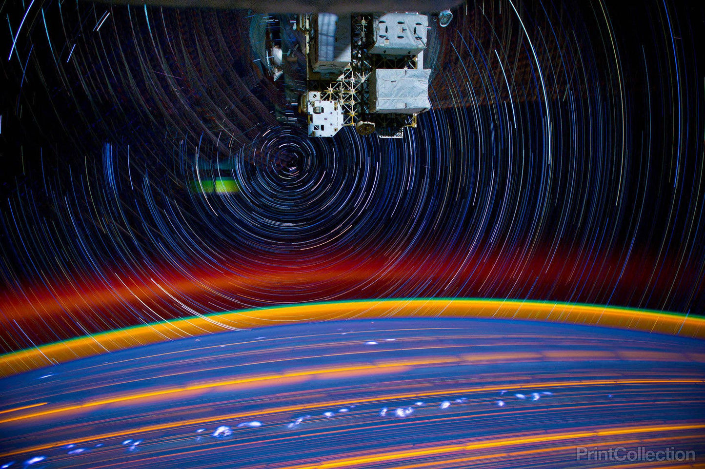 Psychedelic Space: 8" x 10"