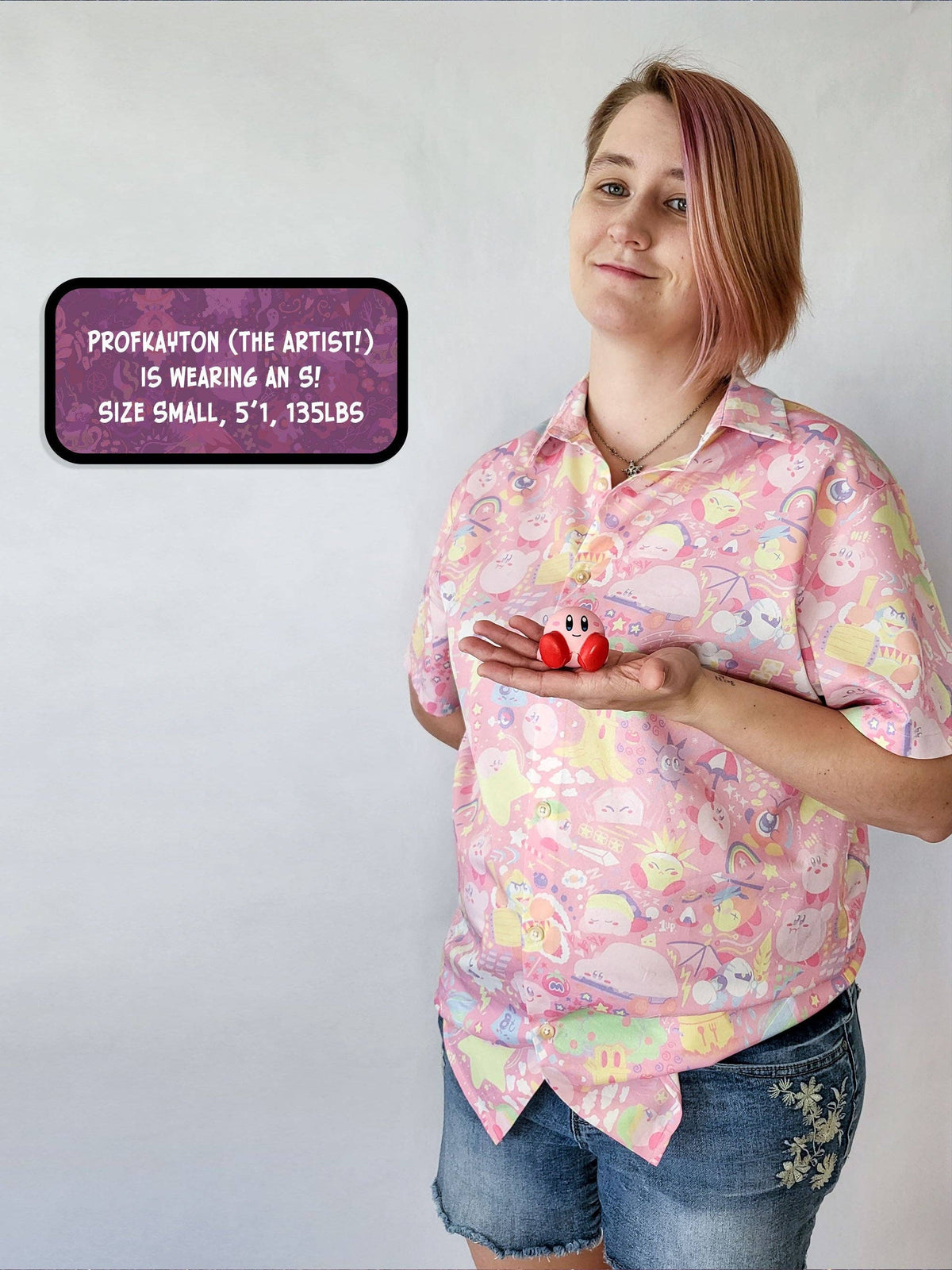 Nintendo Kirby Shirt: M