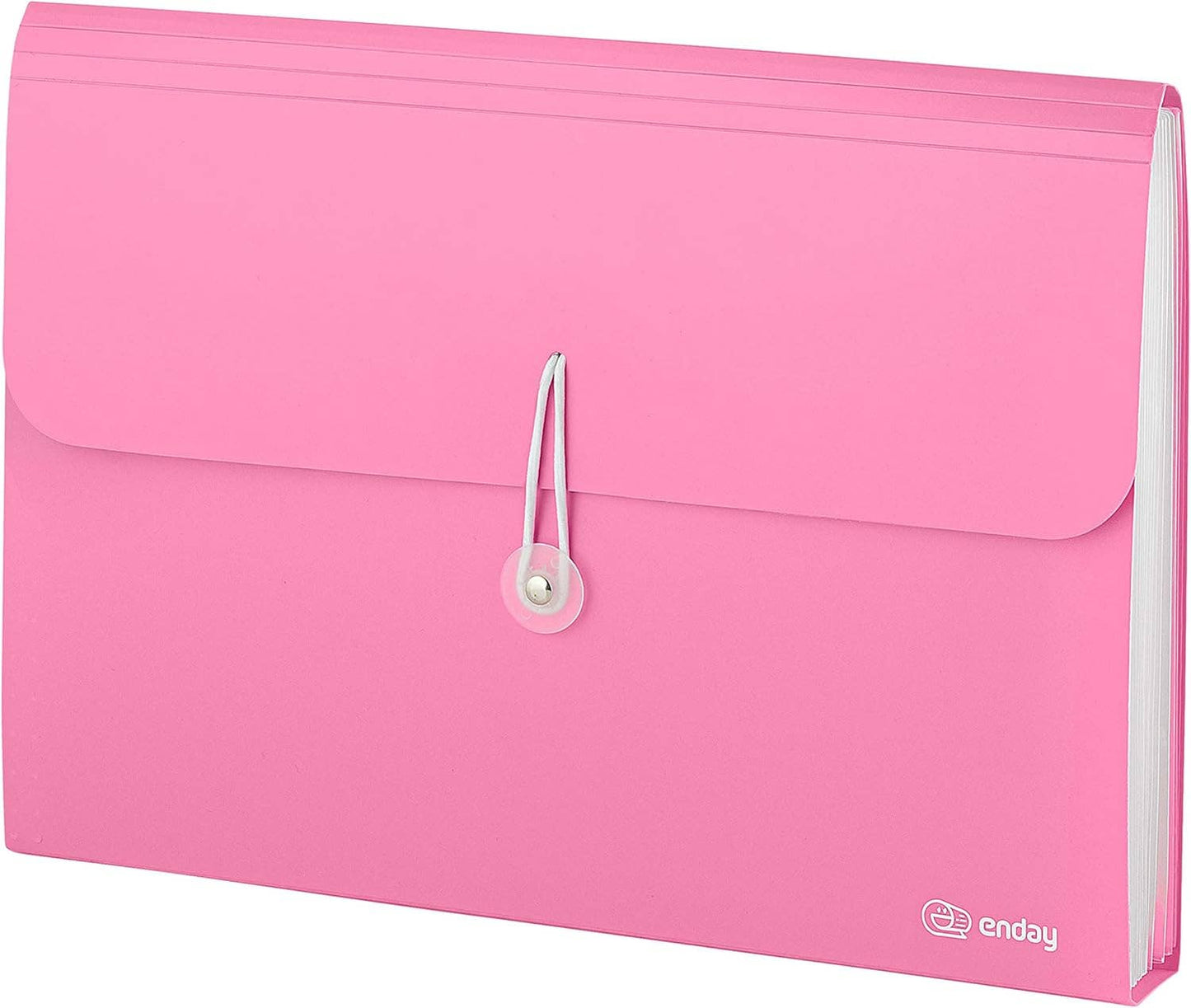Accordion File Organizer, 7 Pocket Poly Expanding File: Green