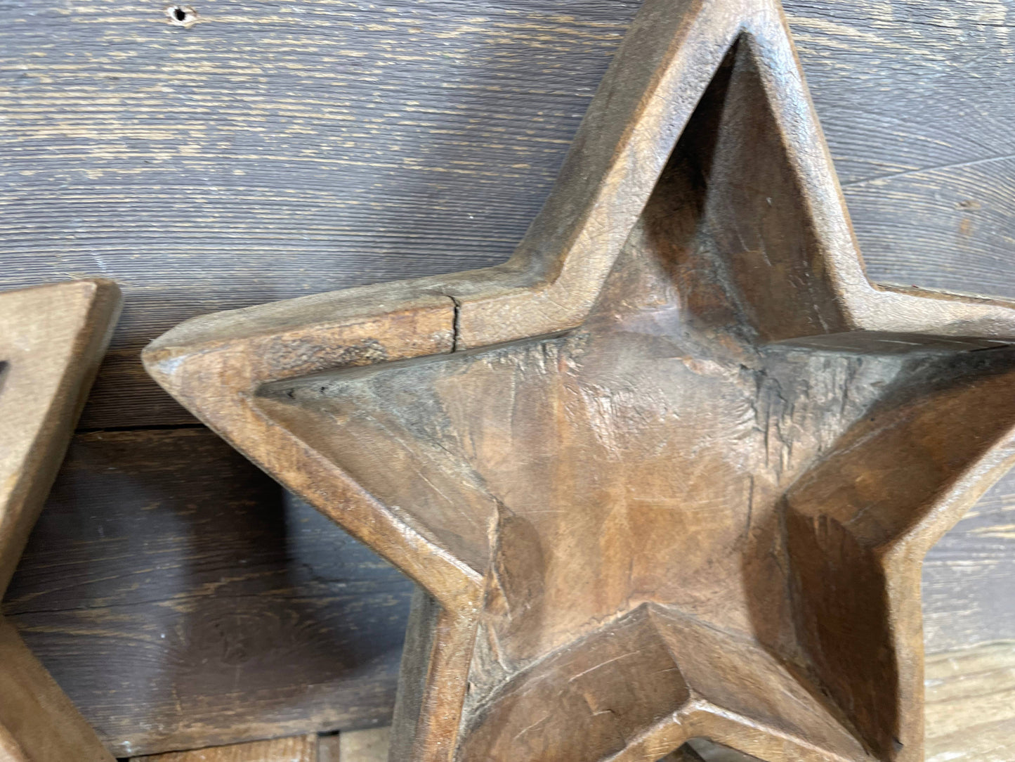 NFC-WH5P-Medium Star Dough Bowl-10x10 inches-Waxed-$7