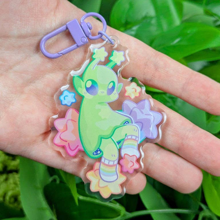 Cute Alien Keychains!: ALL THREE!