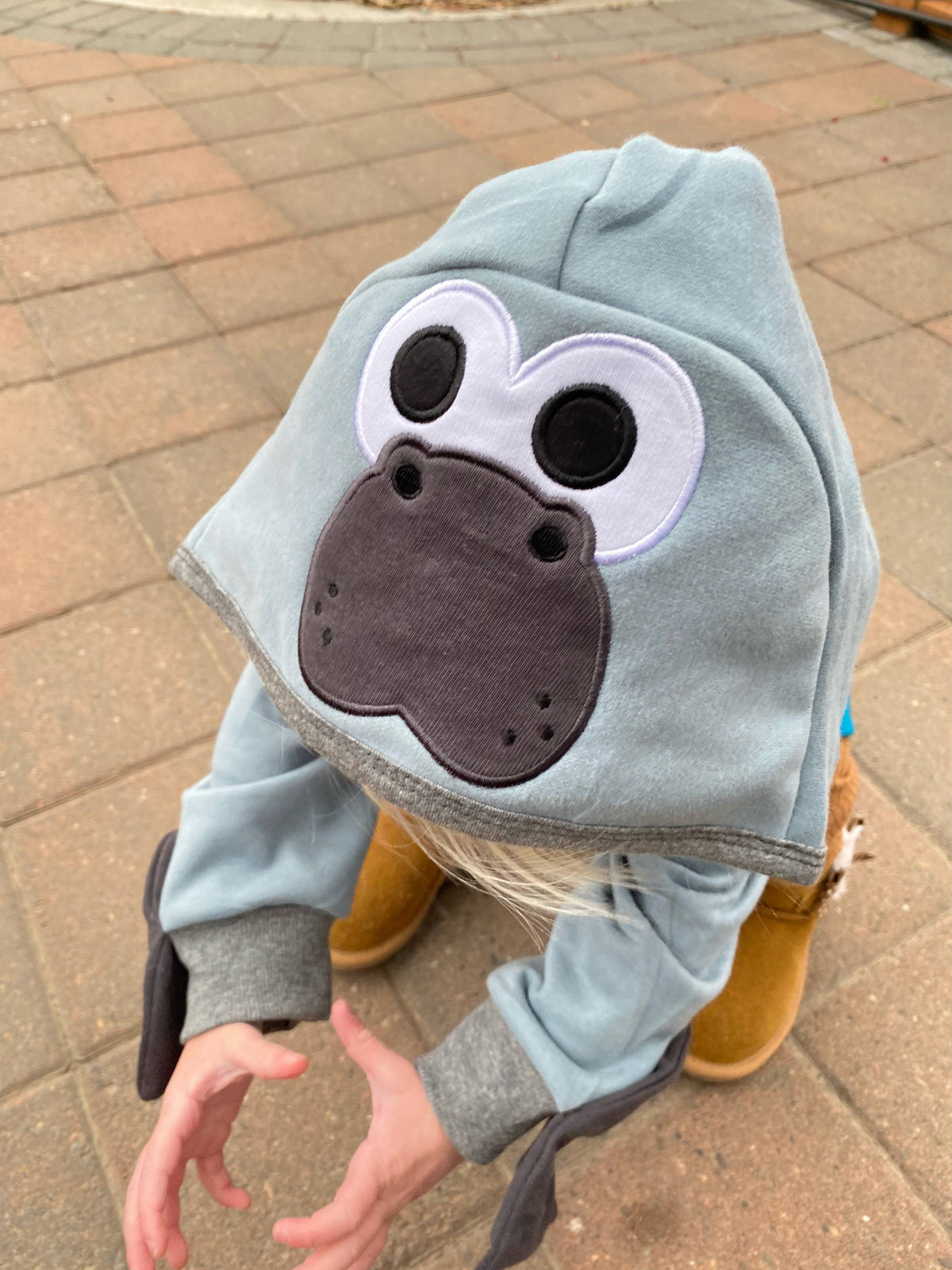 Manatee Toddler & Kids 3D Hoodie: 3T