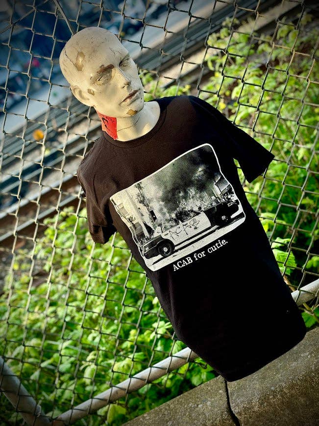 ACAB for Cutie t-shirt.: Medium