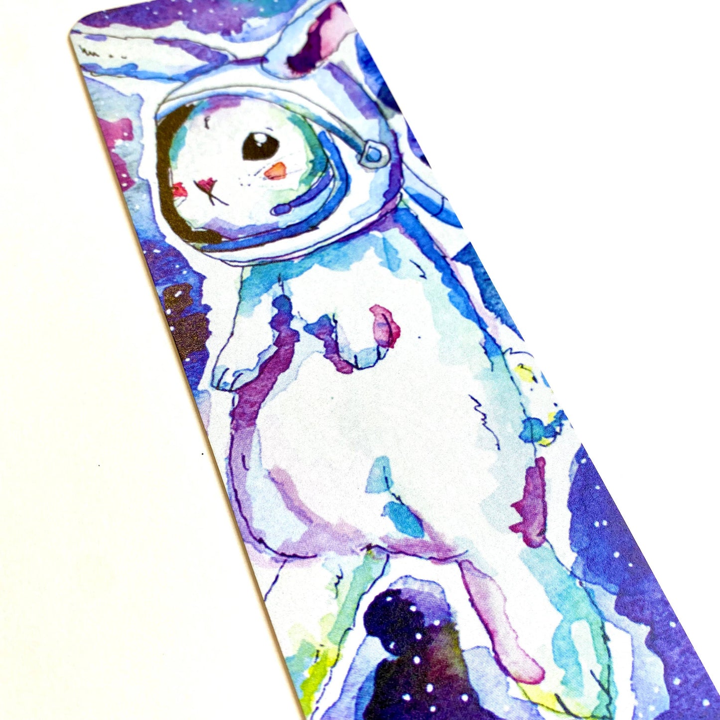 Astronaut Space Bunny Bookmark