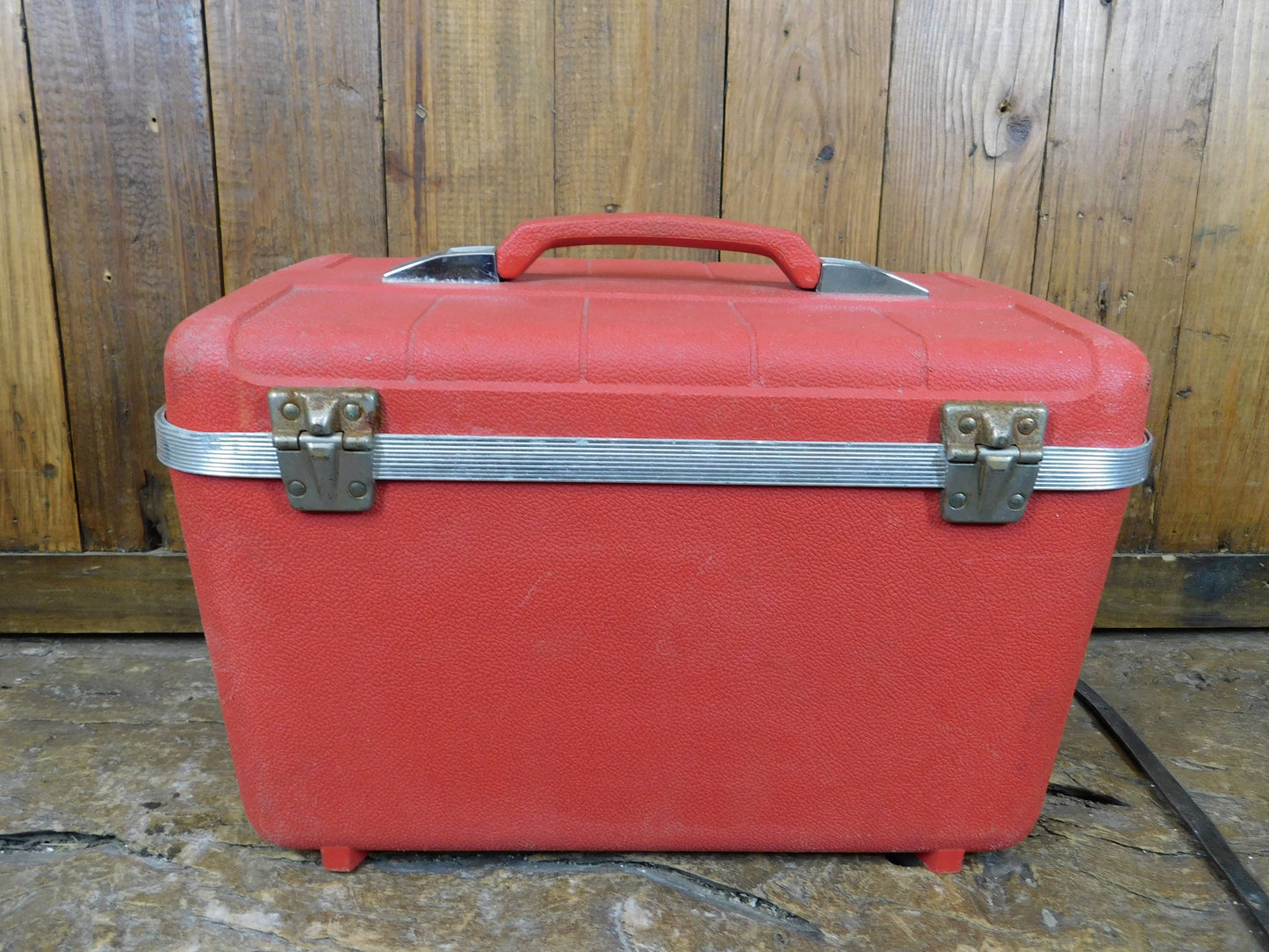 Vintage-Starflite Train Case-Luggage-Hard Shell-14x10in