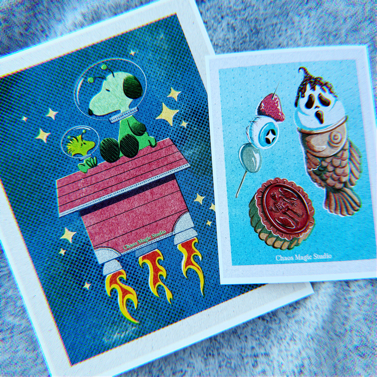 Extraterrestrial Besties Art Print - Multiple Sizes Available: 8" x 10"