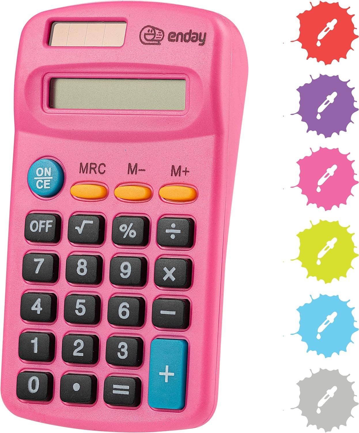 8-Digit Dual Power Pocket Size Calculator: Green