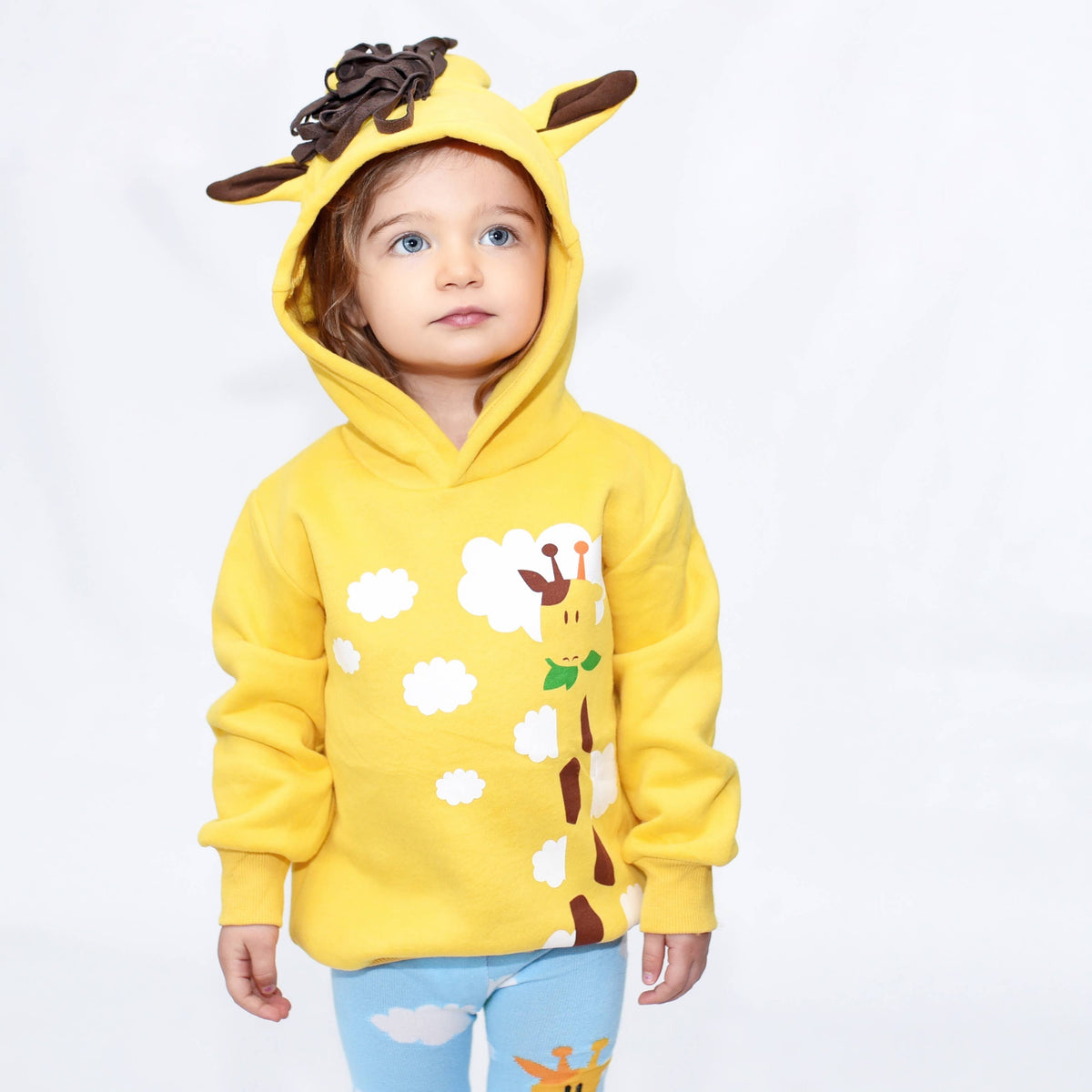 Giraffe Toddler & Kids 3D Hoodie: 3T