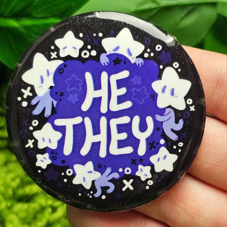 Star Baby Large Pronoun Buttons: ALL 7!