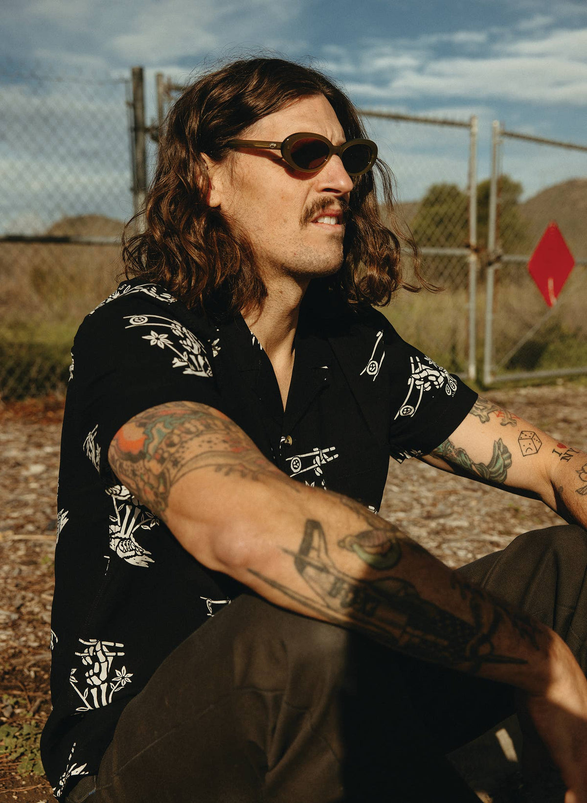 Rolling Deep Sushi Casual Button Down Shirt Men Women: M / Womens