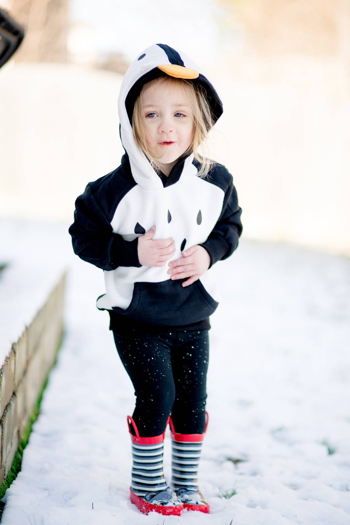 Penguin 3D Hoodie - Kids & Toddler Arctic: 3T