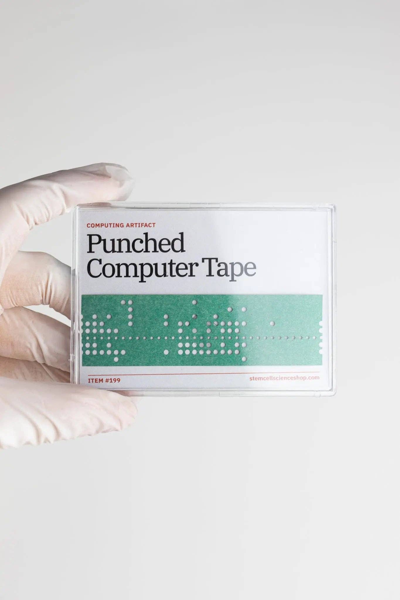 Punched Computer Tape Section: Black