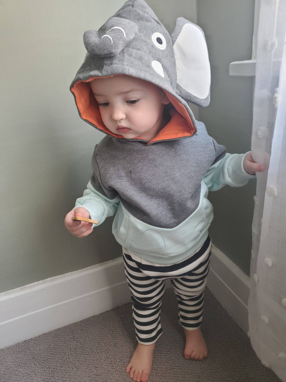 Sunny Elephant 3D Hoodie - Kids & Toddler: 3T