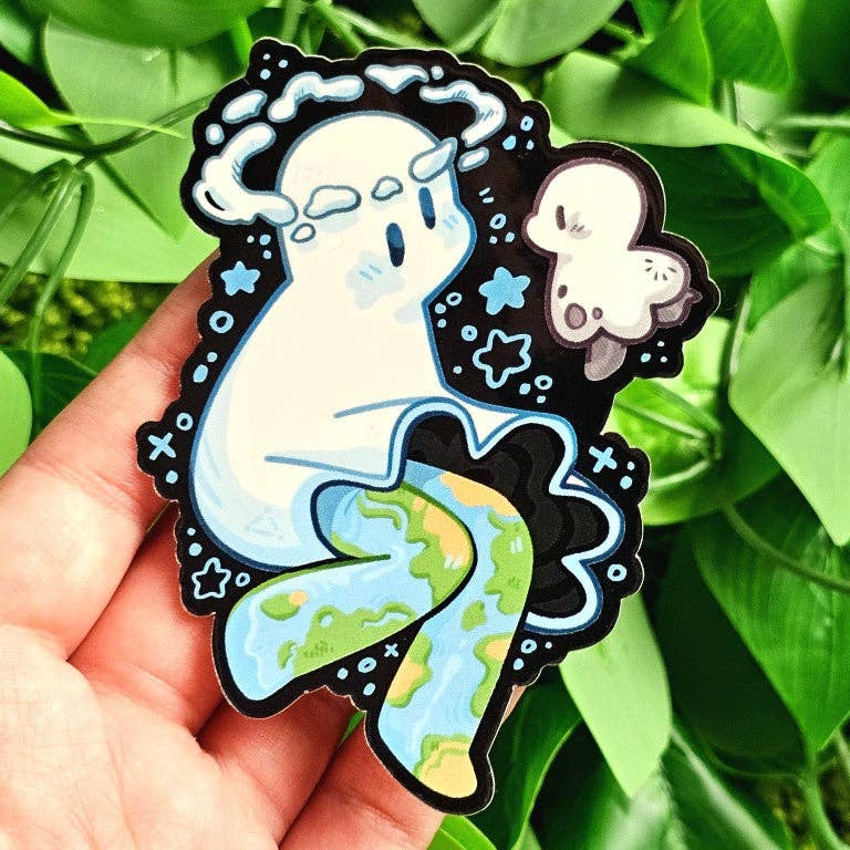 Solar System Ghost Stickers: Mars