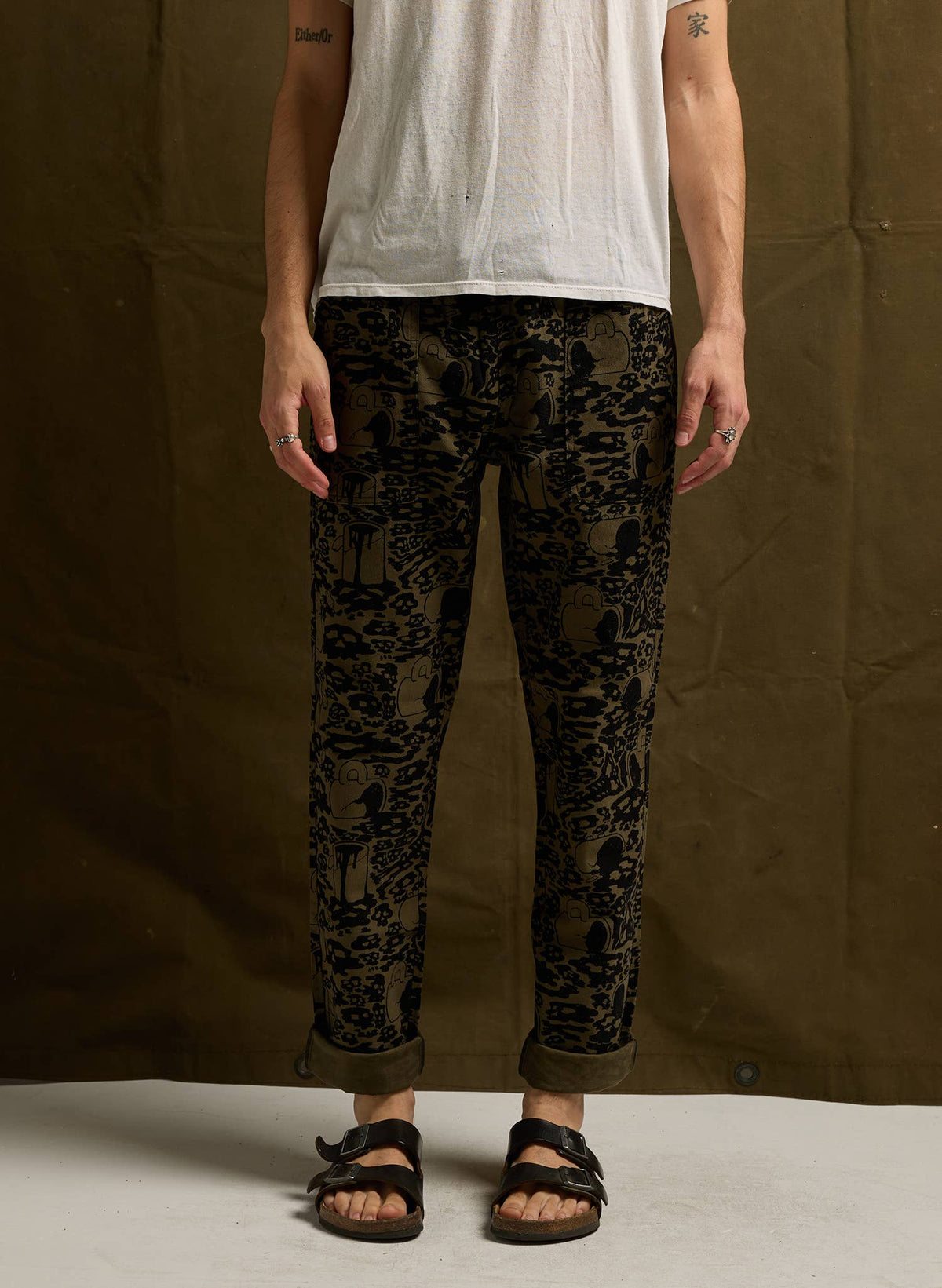 Coffee Camo Pants: XL