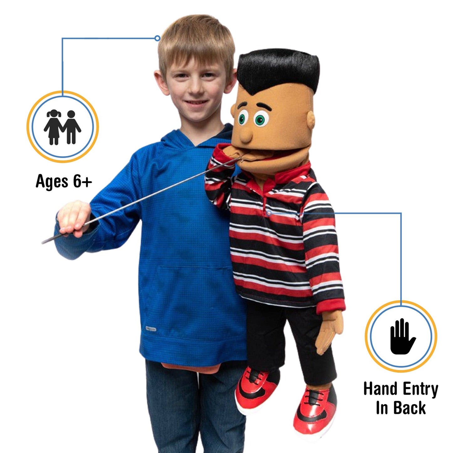 Silly Puppets Jose, Hispanic (25")