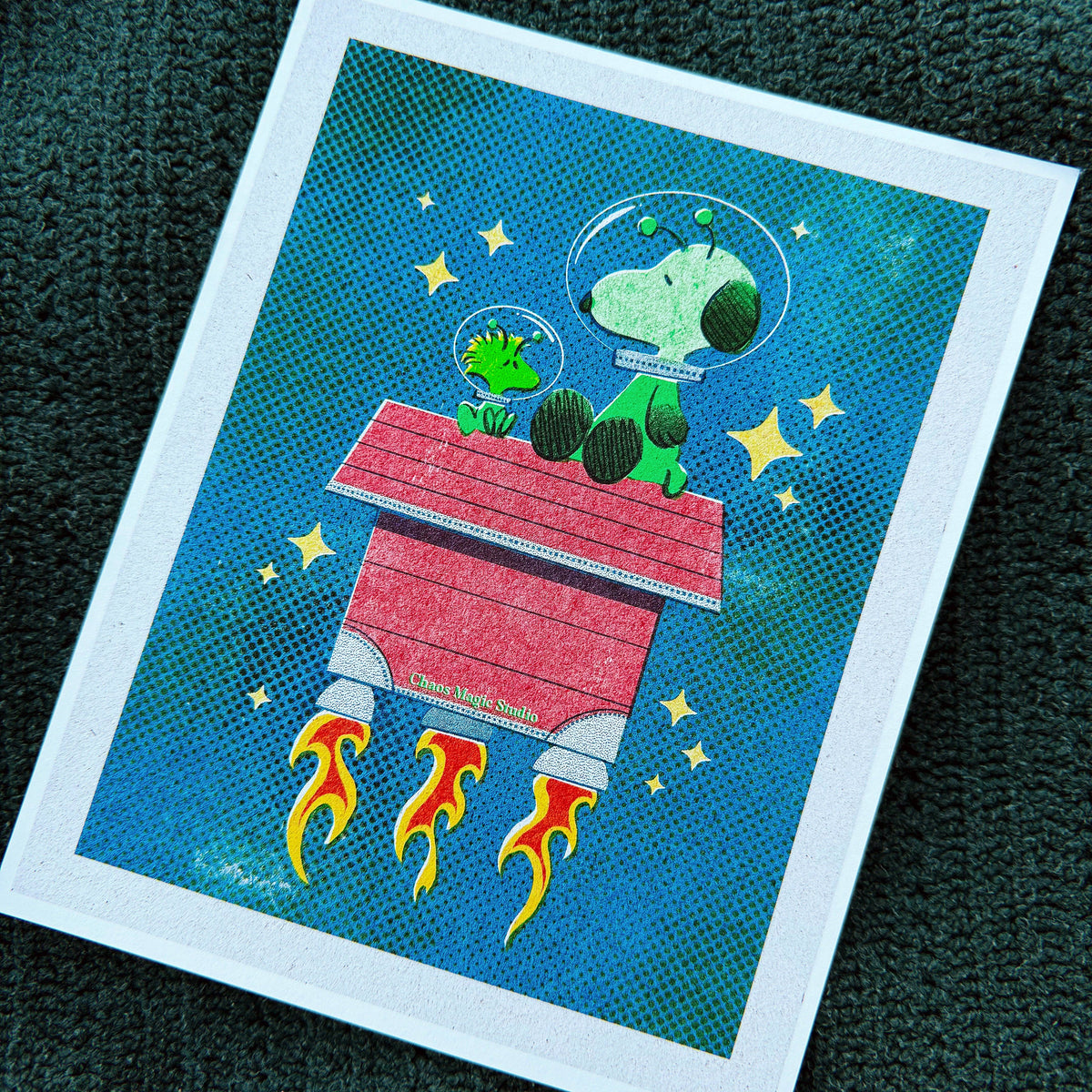 Extraterrestrial Besties Art Print - Multiple Sizes Available: 8" x 10"