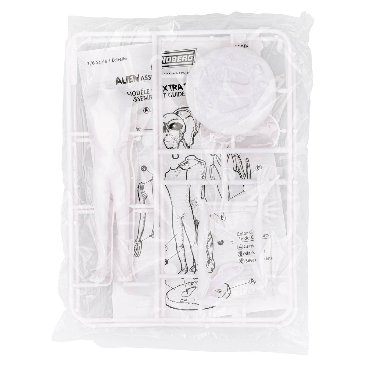 Alien Rosewell 7 Inch Unassembled Plastic Model Kit