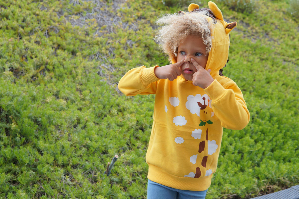 Giraffe Toddler & Kids 3D Hoodie: 3T