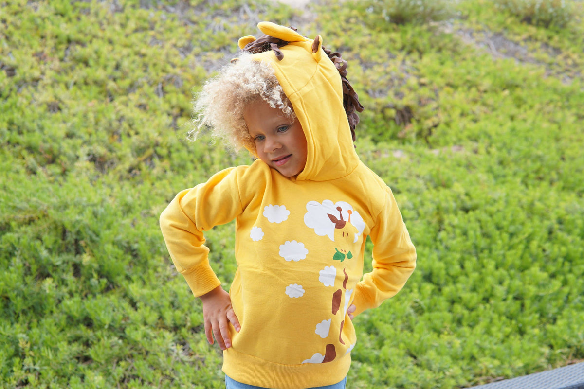 Giraffe Toddler & Kids 3D Hoodie: 3T