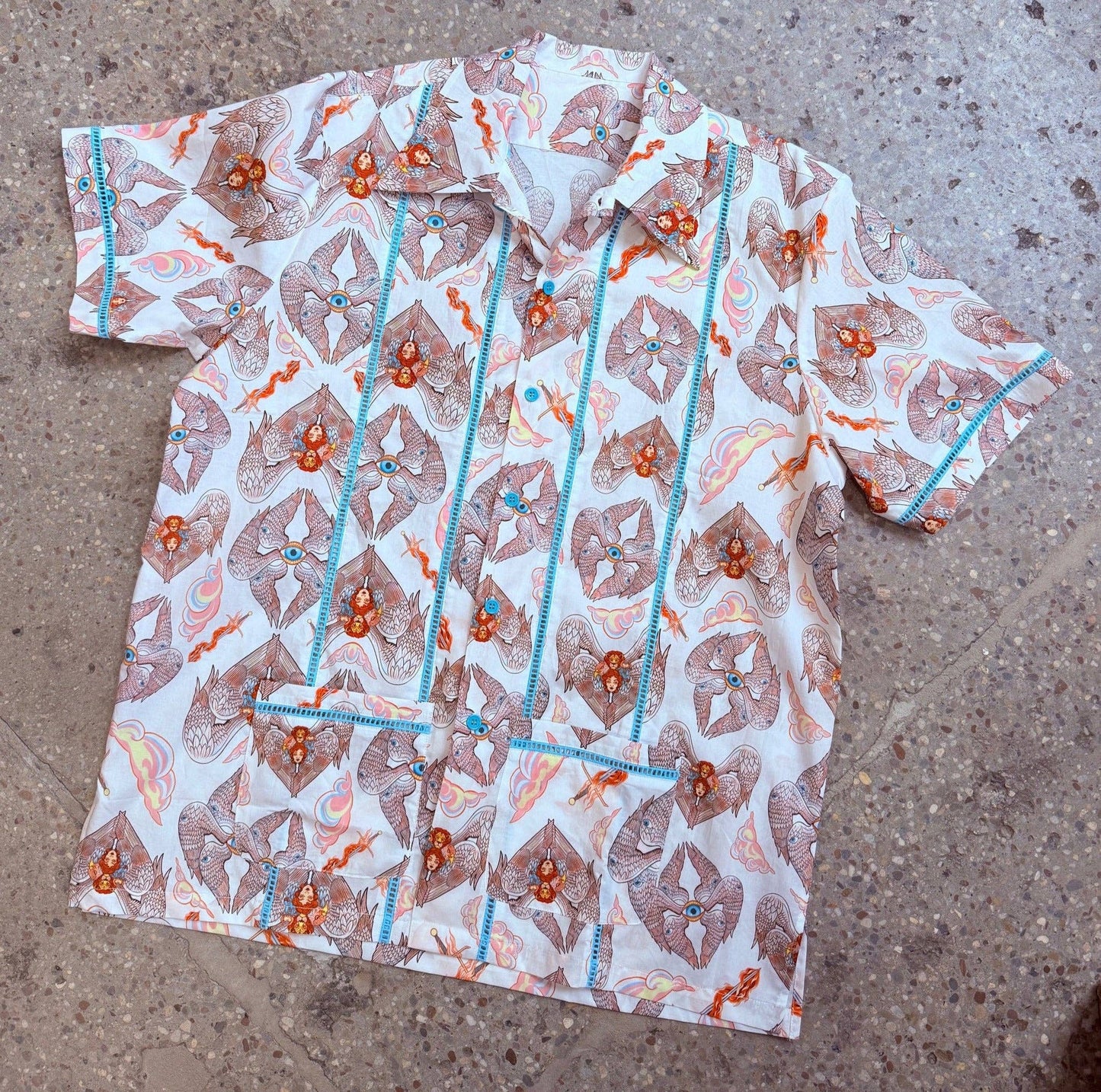 Men's Heavenly Bodies Cocktail Shirt: XL