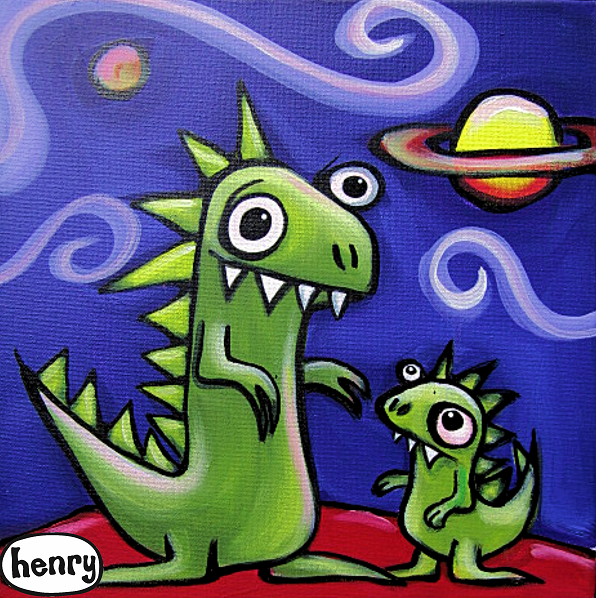 Dinosaur Jr Canvas Print: 12 X 12