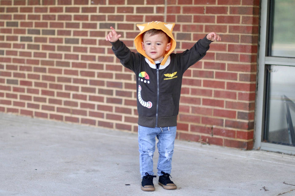 Commander Space Cat Kids 3D Hoodie - Limited Edition!: 18M